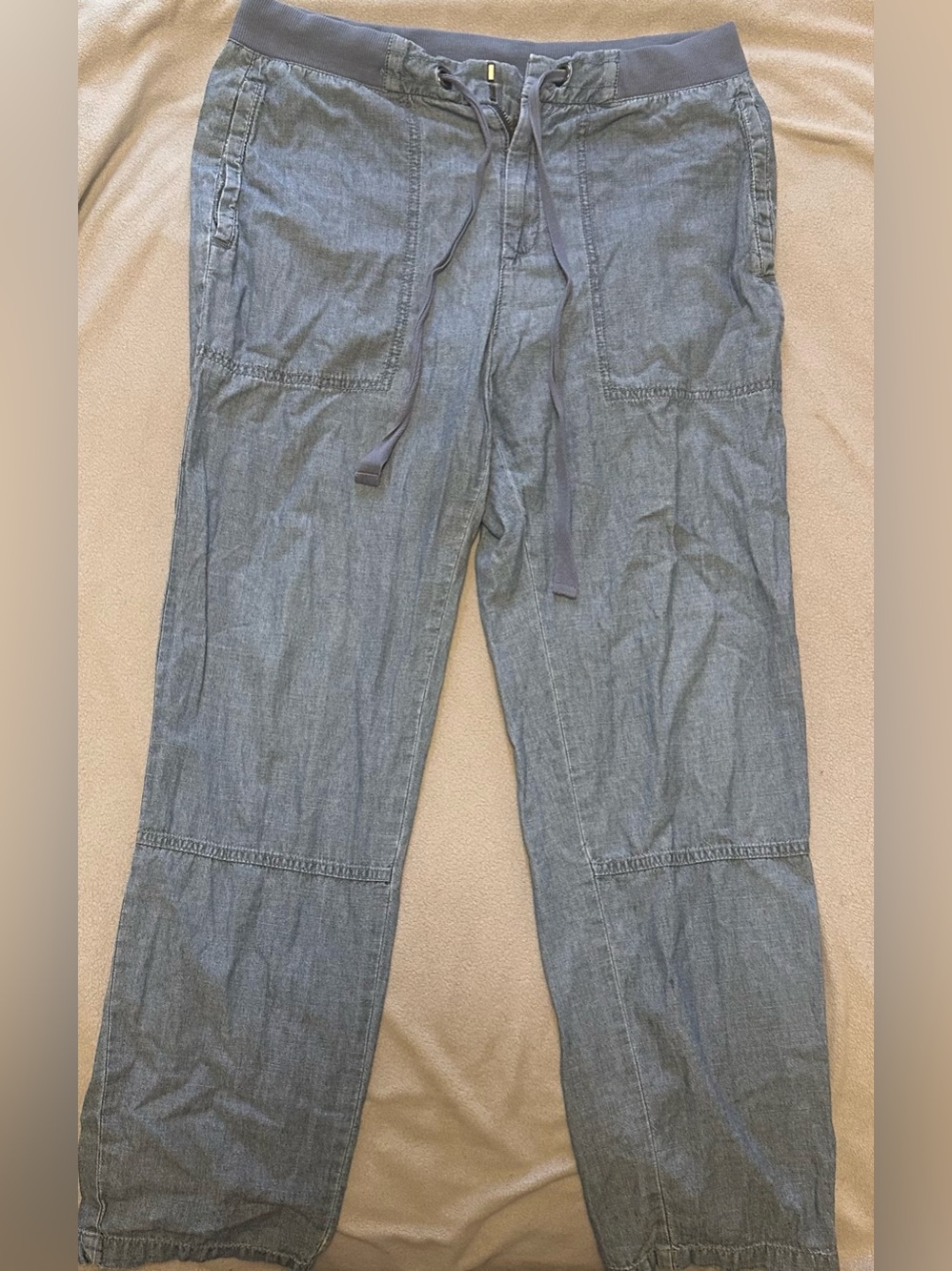 George Blue Cargo Drawstring Pants